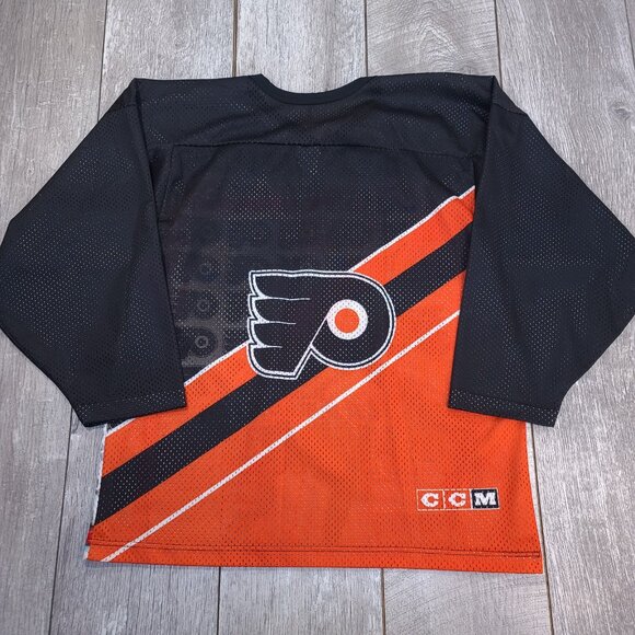 Vintage CCM Jersey Mens Small Maska Hockey Philadelphia Flyers Goalie Hockey USA - Picture 2 of 7